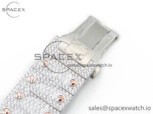 Santos De 40mm TWF 1:1 Best Edition RG Diamond Dial SS/RG A2824 - Image 27