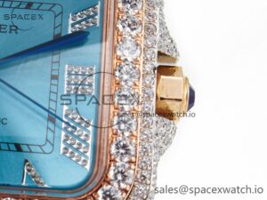 Santos De 40mm TWF 1:1 Best Edition RG Diamond Dial SS/RG Dia/Rmn A2824 - Image 10