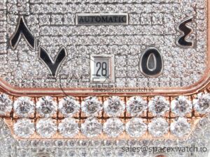 Santos De 40mm TWF 1:1 Best Edition RG Diamond Dial SS/RG A2824 - Image 11