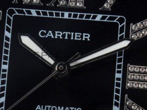 Santos De 40mm TWF 1:1 Best Edition Black Diamond Dial SS/YG Dia/Rmn A2824 - Image 9
