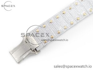 Santos De 40mm TWF 1:1 Best Edition YG Diamond Dial SS/YG A2824 - Image 25