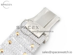 Santos De 40mm TWF 1:1 Best Edition RG Diamond Dial SS/YG Dia/Rmn A2824 - Image 26