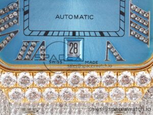 Santos De 40mm TWF 1:1 Best Edition RG Diamond Dial SS/YG Dia/Rmn A2824 - Image 11