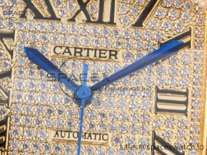Santos De 40mm TWF 1:1 Best Edition RG Diamond Dial SS/YG Dia/Rmn A2824 - Image 9