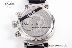 Portugieser Chrono Classic 42 IW390406 APSF 1:1 Best Edition Blue Dial Blue Hand on Black Leather Strap A7750 - Image 17