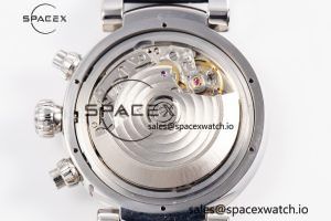 Portugieser Chrono Classic 42 IW390406 APSF 1:1 Best Edition Blue Dial Blue Hand on Black Leather Strap A7750 - Image 18
