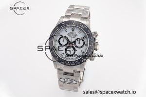 Daytona 116500 Panda Clean Factory 1:1 Best Edition 904L SS Case and Bracelet White Dial SA4130 - Image 4