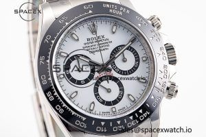 Daytona 116500 Panda Clean Factory 1:1 Best Edition 904L SS Case and Bracelet White Dial SA4130 - Image 3