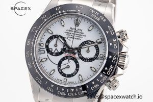 Daytona 116500 Panda Clean Factory 1:1 Best Edition 904L SS Case and Bracelet White Dial SA4130 - Image 2