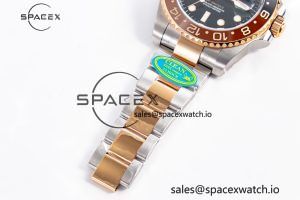 GMT-Master II 126711 CHNR Black/Brown Ceramic Clean Factory Best Edition on SS/RG Bracelet DD3285 - Image 22