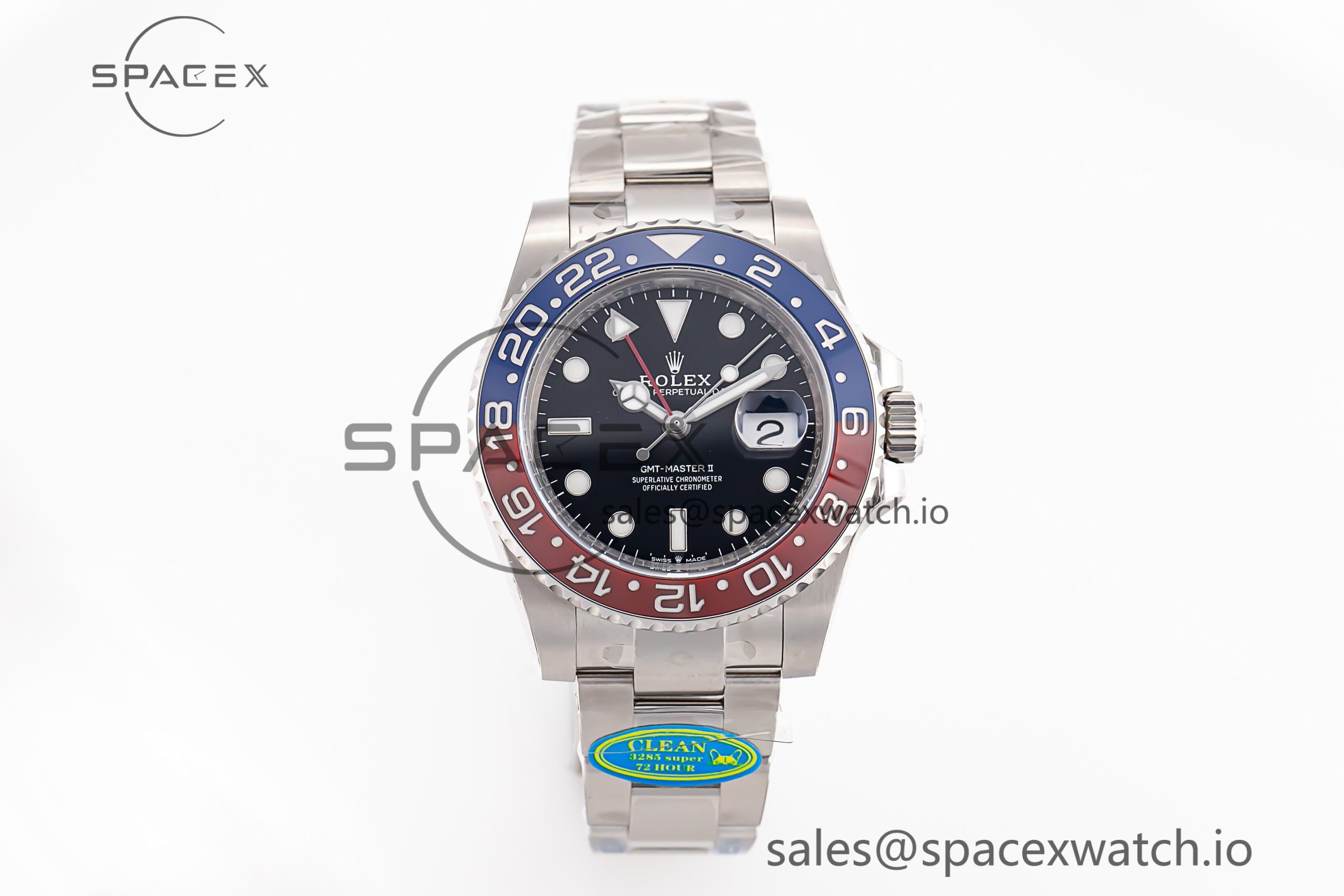 _MG_4060 GMT-Master II 126710 BLRO Red/Blue Ceramic 904L Steel Clean Factory Best Edition on Oyster Bracelet DD3285 CHS v2 - Image 1