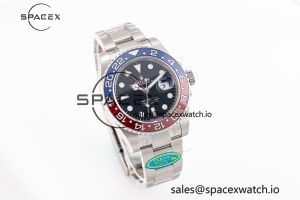 GMT-Master II 126710 BLRO Red/Blue Ceramic 904L Steel Clean Factory Best Edition on Oyster Bracelet DD3285 CHS v2 - Image 5