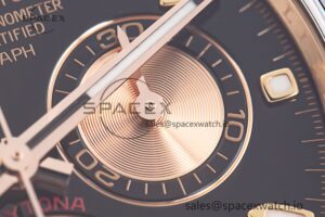 Daytona 116515 RG Clean Factory 1:1 Best Edition Black Ceramic Bezel Black Stick Dial on Oysterflex Rubber Strap A4130 - Image 10