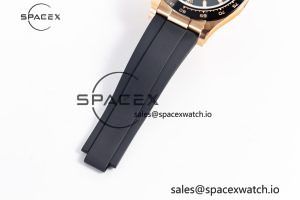 Daytona 116515 RG Clean Factory 1:1 Best Edition Black Ceramic Bezel Black Stick Dial on Oysterflex Rubber Strap A4130 - Image 26