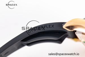Daytona 116515 RG Clean Factory 1:1 Best Edition Black Ceramic Bezel Black Stick Dial on Oysterflex Rubber Strap A4130 - Image 29
