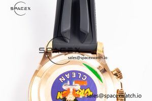 Daytona 116515 RG Clean Factory 1:1 Best Edition Black Ceramic Bezel Black Stick Dial on Oysterflex Rubber Strap A4130 - Image 19