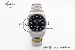 Explorer 124270 36mm 904L Steel Clean 1:1 Best Edition Black Dial on SS Bracelet VR3230