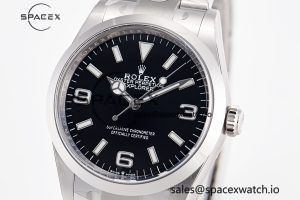 Explorer 124270 36mm 904L Steel Clean 1:1 Best Edition Black Dial on SS Bracelet VR3230 - Image 2