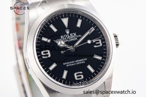 Explorer 124270 36mm 904L Steel Clean 1:1 Best Edition Black Dial on SS Bracelet VR3230 - Image 3