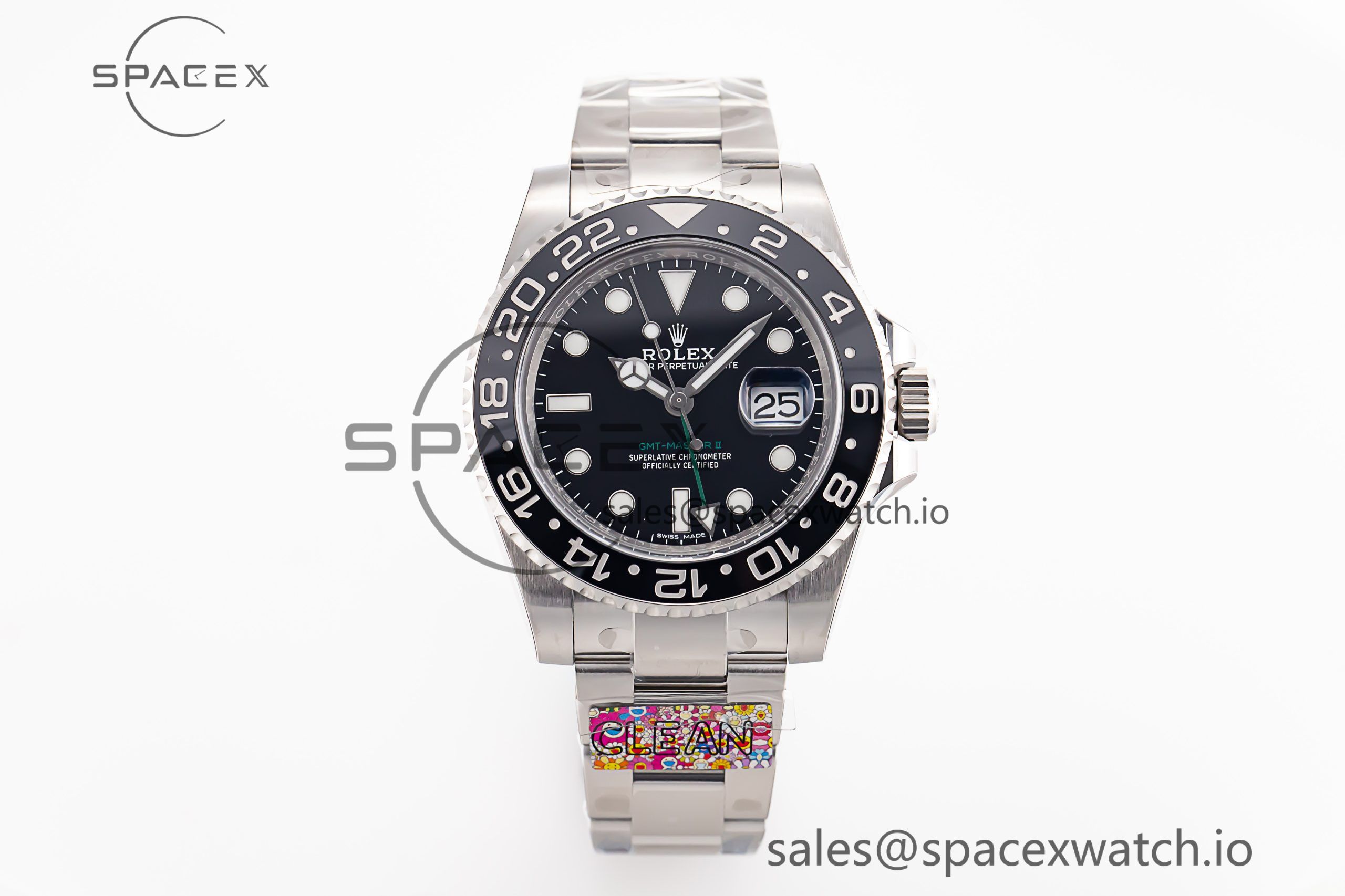 _MG_4167 GMT-Master II 116710 LN Black Ceramic 904L Steel Clean Factory Best Edition VR3186 - Image 1