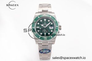 Submariner 116610 LV Green Ceramic Clean Factory 1:1 Best Edition 904L SS Case and Bracelet VS3135