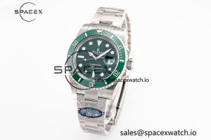 Submariner 116610 LV Green Ceramic Clean Factory 1:1 Best Edition 904L SS Case and Bracelet VS3135 - Image 4