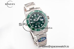 Submariner 116610 LV Green Ceramic Clean Factory 1:1 Best Edition 904L SS Case and Bracelet VS3135 - Image 5
