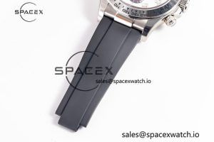 Daytona 116519 Clean Factory 1:1 Best Edition 904L SS Case White Dial on Rubber Strap SA4130 V2 - Image 25