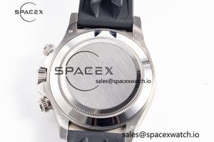 Daytona 116519 Clean Factory 1:1 Best Edition 904L SS Case White Dial on Rubber Strap SA4130 V2 - Image 16