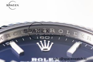 DateJust 41 126334 Clean 1:1 Best Edition 904L Steel Blue Stick Dial on Jubilee Bracelet VR3235 - Image 7