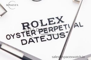 DateJust 41 126334 Clean 1:1 Best Edition 904L Steel White Stick Dial on Jubilee Bracelet VR3235 - Image 7