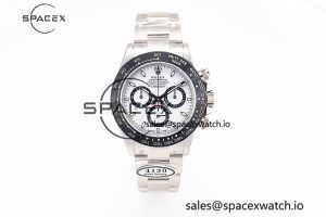 Daytona 116500 Clean 1:1 Best Edition 904L SS Case and Bracelet White Dial SA4130 V2