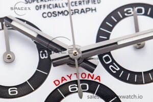 Daytona 116500 Clean 1:1 Best Edition 904L SS Case and Bracelet White Dial SA4130 V2 - Image 9