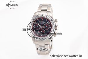Daytona 116509 Clean 1:1 Best Edition 904L SS Case Black Dial on SS Bracelet SA4130 V2 - Image 4