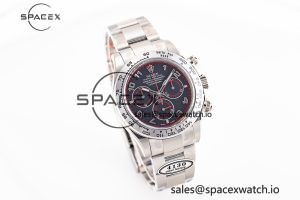 Daytona 116509 Clean 1:1 Best Edition 904L SS Case Black Dial on SS Bracelet SA4130 V2 - Image 5