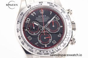 Daytona 116509 Clean 1:1 Best Edition 904L SS Case Black Dial on SS Bracelet SA4130 V2 - Image 2