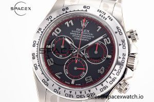 Daytona 116509 Clean 1:1 Best Edition 904L SS Case Black Dial on SS Bracelet SA4130 V2 - Image 3