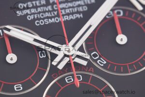 Daytona 116509 Clean 1:1 Best Edition 904L SS Case Black Dial on SS Bracelet SA4130 V2 - Image 9