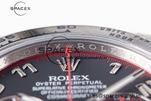 Daytona 116509 Clean 1:1 Best Edition 904L SS Case Black Dial on SS Bracelet SA4130 V2 - Image 6