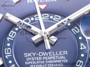Sky-Dweller 326934 904L SS ZF 1:1 Best Edition Blue Dial on SS Bracelet A2824 - Image 10