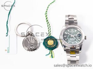 Sky-Dweller 326934 904L SS ZF 1:1 Best Edition Green Dial on SS Bracelet A2824 - Image 34