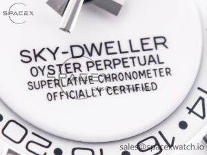 Sky-Dweller 326934 904L SS ZF 1:1 Best Edition White Dial on SS Bracelet A2824 - Image 10