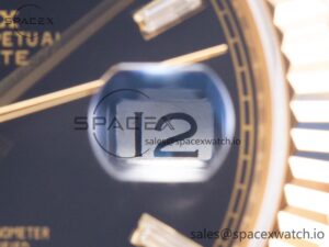 DayDate 40mm 228238 EWF 1:1 Flt YG Black Dial Diamond Markers A2836 - Image 12
