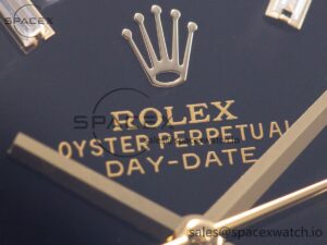 DayDate 40mm 228238 EWF 1:1 Flt YG Black Dial Diamond Markers A2836 - Image 10