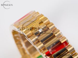 DayDate 40mm 228238 EWF 1:1 Flt YG Black Dial Diamond Markers A2836 - Image 16
