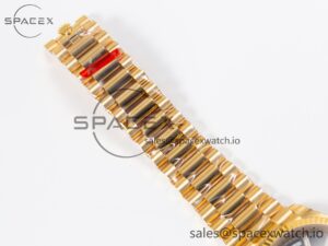 DayDate 40mm 228238 EWF 1:1 Flt YG Black Dial Diamond Markers A2836 - Image 30