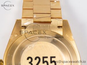 DayDate 40mm 228238 EWF 1:1 Flt YG Black Dial Diamond Markers A2836 - Image 18