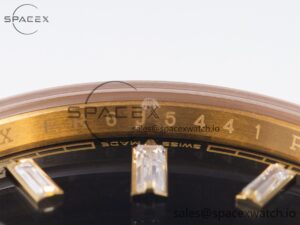 DayDate 40mm 228238 EWF 1:1 Flt YG Black Dial Diamond Markers A2836 - Image 7