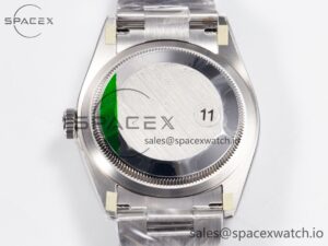DateJust 41 126330 904L SS VSF 1:1 Best Edition Gray Dial Green Roman on Oyster Bracelet VS3235 - Image 17