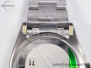 DateJust 41 126330 904L SS VSF 1:1 Best Edition Gray Dial Green Roman on Oyster Bracelet VS3235 - Image 19